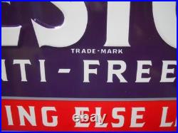 Vintage PRESTONE ANTI-FREEZE Sign/Display Table Gas/Service Station Shop/Store