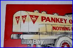 Vintage Pankey Oils Metal Sign 22 X 13 3/4 Inches Rare Find
