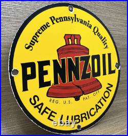 Vintage Pennzoil Motor Oil Porcelain Sign Gasoline Service Station Pump Plate Vintage Pennzoil Motor Oil Porcelain Sign Gasoline Service Station Pump Plate