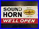 Vintage Pennzoil Sound Horn Metal Sign Advertising Gas Station Motor Oil