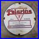 Vintage Polarine F Fords Old Us Gasoline Oil Gas Pump Enamel Porcelain Sign