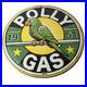 Vintage Polly Motor Oil Sign Porcelain Advertisement Gasoline Pump Sign