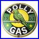 Vintage Polly Motor Oil Sign Porcelain Advertisement Gasoline Pump Sign