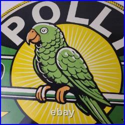 Vintage Polly Motor Oil Sign Porcelain Advertisement Gasoline Pump Sign Vintage Polly Motor Oil Sign Porcelain Advertisement Gasoline Pump Sign