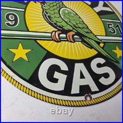 Vintage Polly Motor Oil Sign Porcelain Advertisement Gasoline Pump Sign