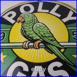 Vintage Polly Motor Oil Sign Porcelain Advertisement Gasoline Pump Sign Vintage Polly Motor Oil Sign Porcelain Advertisement Gasoline Pump Sign