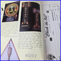 Vintage Porcelain Gasoline Magazine Mobil Gas Pump Porcelain Shell Ad Sign