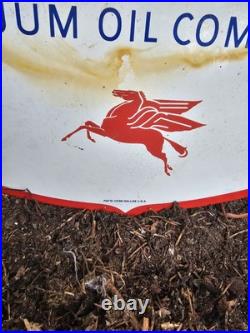 Vintage Porcelain Mobiloil GARGOYLE Pegasus Gas Pump Plate Sign 12 X 12 Vintage Porcelain Mobiloil GARGOYLE Pegasus Gas Pump Plate Sign 12 X 12