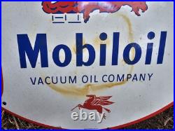 Vintage Porcelain Mobiloil GARGOYLE Pegasus Gas Pump Plate Sign 12 X 12 Vintage Porcelain Mobiloil GARGOYLE Pegasus Gas Pump Plate Sign 12 X 12
