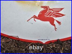 Vintage Porcelain Mobiloil GARGOYLE Pegasus Gas Pump Plate Sign 12 X 12 Vintage Porcelain Mobiloil GARGOYLE Pegasus Gas Pump Plate Sign 12 X 12