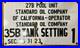 Vintage Porcelain Oil Field Sign Standard Oil Co of Calif 35B Tank Setting 1