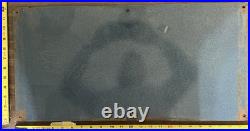 Vintage Porcelain Oil Field Sign Texas Pacific Oil Co Gertrude Withers Lease