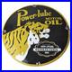 Vintage Power Lube Gasoline Sign Tiger Motor Oil Gas Porcelain Sign
