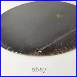 Vintage Power Lube Gasoline Sign Tiger Motor Oil Gas Porcelain Sign