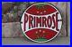 Vintage Primrose Porcelain Sign Irving Oil Old Gas Pump Plate Advertising