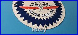 Vintage Pure Oil Co Porcelain Texas Gasoline Service Station Pump Plate Sign