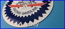 Vintage Pure Oil Co Porcelain Texas Gasoline Service Station Pump Plate Sign