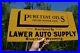 Vintage Puretest Motor Oil Deep Embossed Sign Super Nos Nice Condition