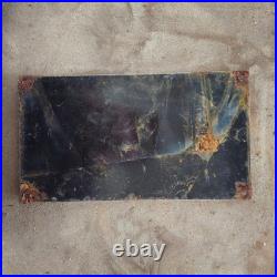 Vintage Quality Ok Used Cars Old Us Gasoline Oil Gas Pump Enamel Porcelain Sign