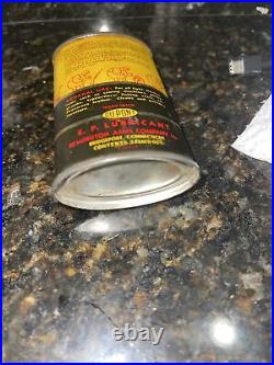 Vintage REMINGTON lead top gun oil can and advertising hunting display
