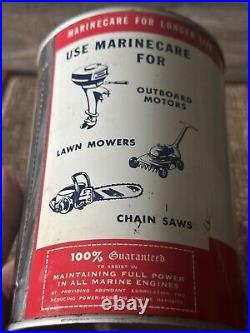 Vintage RSA Marinecare Outboard Motor Oil Can