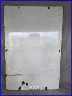 Vintage Rare 1961 Fire Chief Gasoline Porcelain Sign 12x18