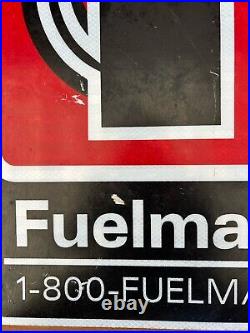 Vintage Rare Fuelman Two Sided Sign 16X24(1800-Fuelman) Version