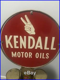 Vintage Rare Kendall Motor Oils Quart Rack Display With Full Cans Gas/oil