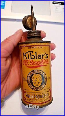 Vintage Rare Kibler's All Round Oil Handy Oiler Indianapolis Ind