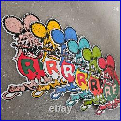 Vintage Rat Fink Mouse Old Us Gasoline Oil Gas Pump Enamel Porcelain Sign