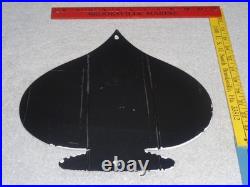 Vintage Ratfink Ace Of Spades 12 Porcelain Metal Gasoline & Oil Sign! Rat Fink