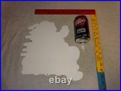 Vintage Ratfink Drives Custom Red Roadster Hotrod Metal Finger Gasoline Oil Sign