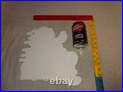 Vintage Ratfink Drives Custom Red Roadster Hotrod Metal Finger Gasoline Oil Sign
