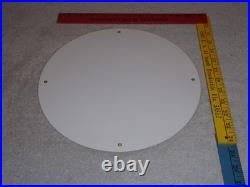 Vintage Red Crown Gasoline Huge King's? 11 3/4 Porcelain Metal Gas & Oil Sign