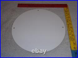 Vintage Red Crown Gasoline Huge King's? 11 3/4 Porcelain Metal Gas & Oil Sign