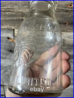 Vintage Red Indian Oil Bottle Red Indian Advertising Pint