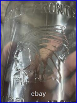 Vintage Red Indian Oil Bottle Red Indian Advertising Pint