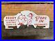 Vintage Reddy Kilowatt Porcelain Sign Electric Power Co. Gas Oil Tag Topper Sign