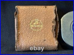 Vintage Richfield Gas Oil Advertising Tape Measure With Leather Case Rare Vintage Richfield Gas Oil Advertising Tape Measure With Leather Case Rare