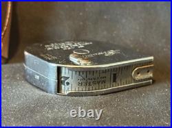Vintage Richfield Gas Oil Advertising Tape Measure With Leather Case Rare Vintage Richfield Gas Oil Advertising Tape Measure With Leather Case Rare