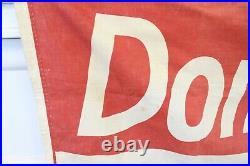 Vintage Richfield Gas Oil Banner Advertising Flag Sweeney Litho Don't Chisel