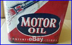 Vintage Rocket Motor Oil Can