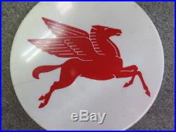 Vintage Round Pegasus Mobil Oil Sign