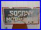 Vintage SOCONY Motor Oils Porcelain Double Sided Sign