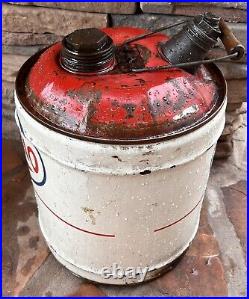 Vintage SOHIO 5 Gallon Gas Motor Oil Can