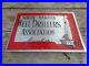 Vintage SOUTH DAKOTA OIL WELL DRILLERS ASSOCIATION Advertising METAL SIGN RARE