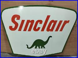 thumbnail image 2 of Sinclair Dino Gasoline Vintage Style Advertising Sign - Round, Garage/Man Cave 2 of 6