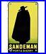 Vintage Sandeman Port & Sherry Porcelain Sign Gas Oil Liquor Store Wine Beer