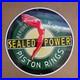 Vintage Sealed Power Piston Old Us Gasoline Oil Gas Pump Enamel Porcelain Sign