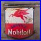 Vintage Service Pegasus Old Us Gasoline Oil Gas Pump Enamel Porcelain Sign
